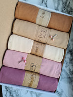 Charger l&#39;image dans la galerie, Boîte Écharpe Jersey Rose/Beige2
