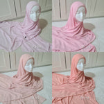 Charger l&#39;image dans la galerie, Foulard luxe en crêpe nuances de rose
