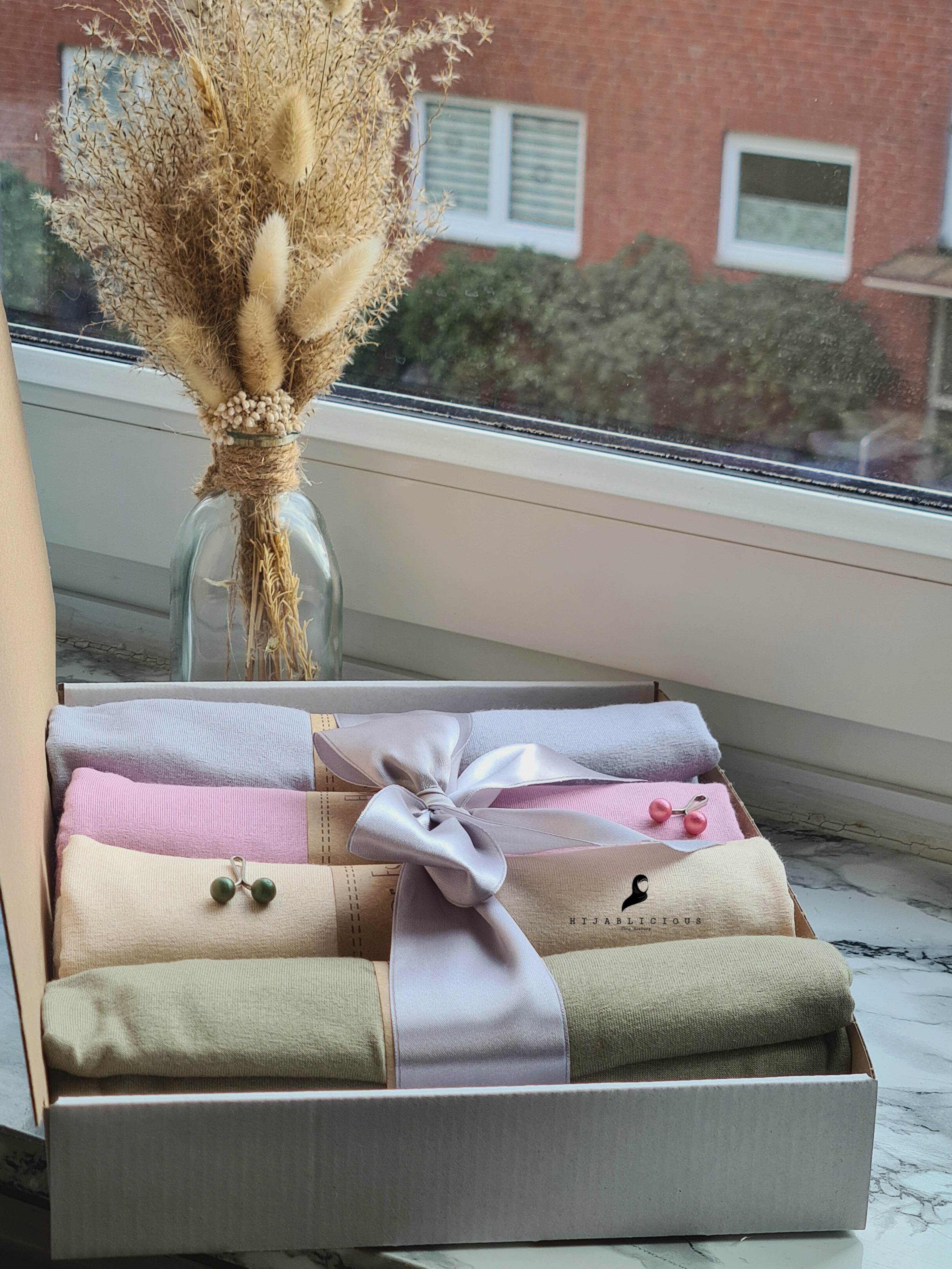 Coffret Foulard Jersey Pastel2