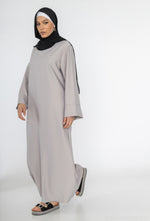 Charger l&#39;image dans la galerie, Abaya en soie Médina à manches kimono
