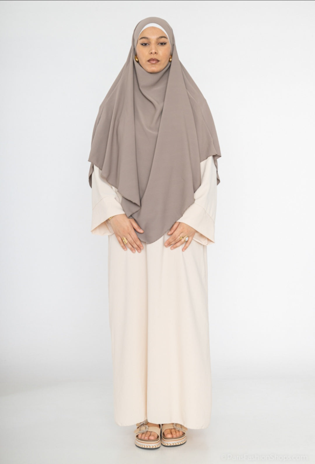 Abaya en soie Médina à manches kimono