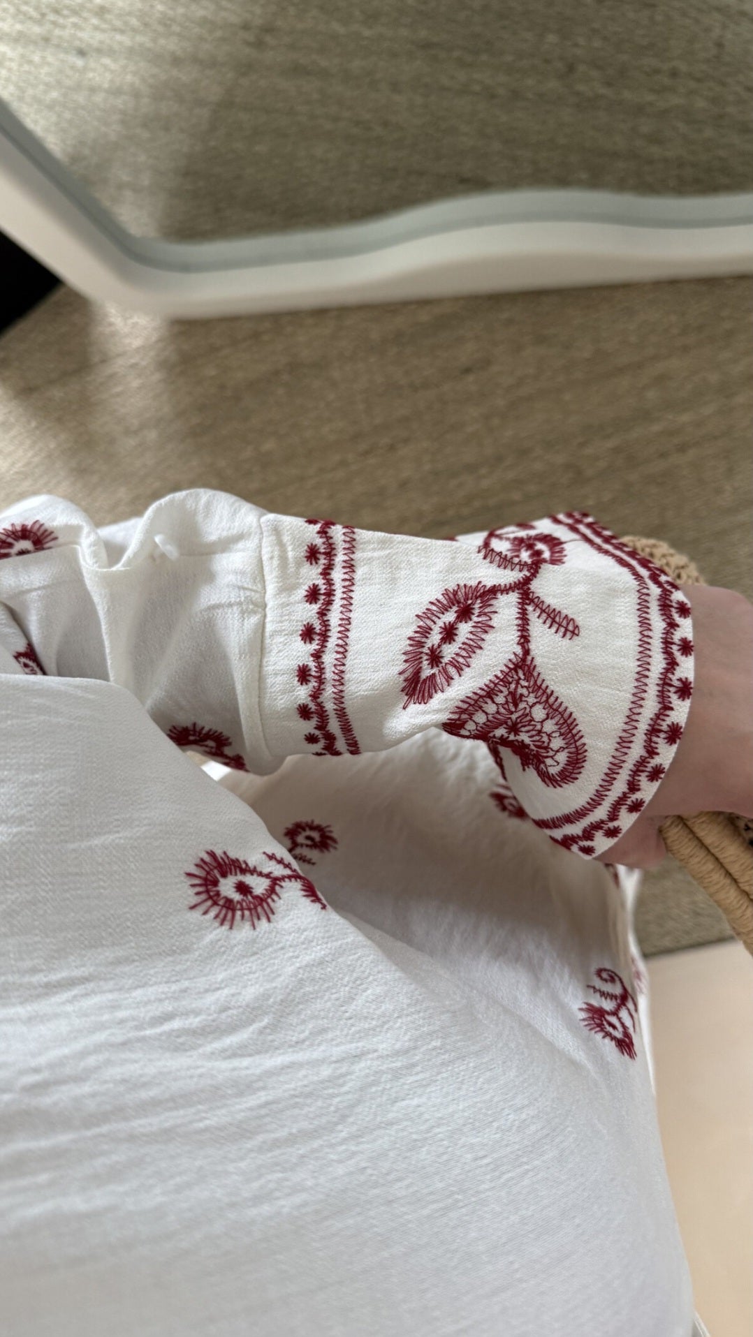 Almina orientalisches Stickkleid