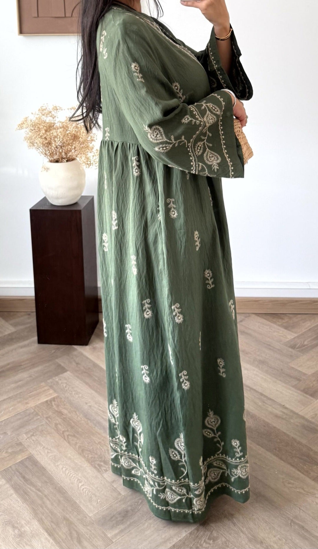 Orientalisches Stickkleid Anisa aus 88% Viskose