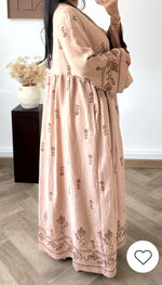 Lade das Bild in den Galerie-Viewer, Orientalisches Stickkleid Anisa aus 88% Viskose
