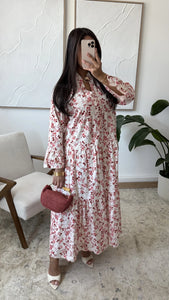 🌷NEU🌷JETZT BESTELLBAR/Aliya Kleid mit Blümchenstickerei aus Baumwolle