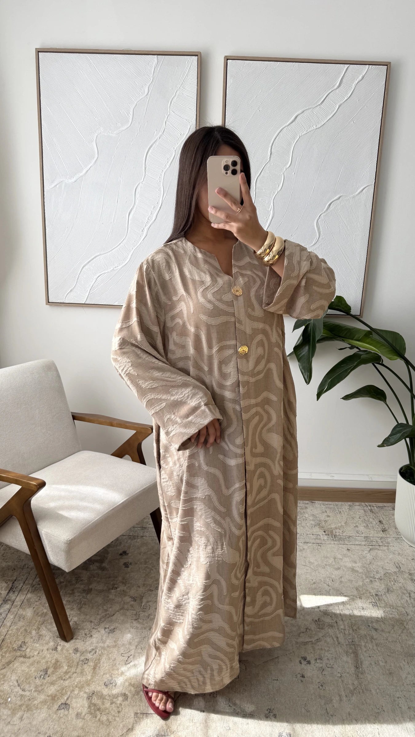 🌷NEU🌷Noor Goldknopfkleid aus 40%Viskose