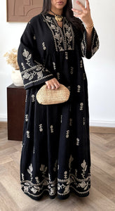 Orientalisches Stickkleid Anisa aus 88% Viskose