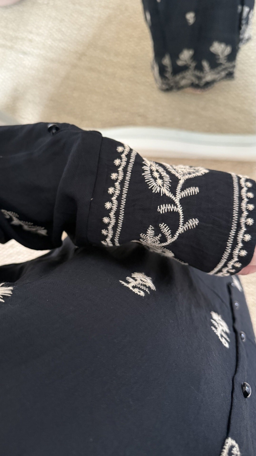Almina orientalisches Stickkleid