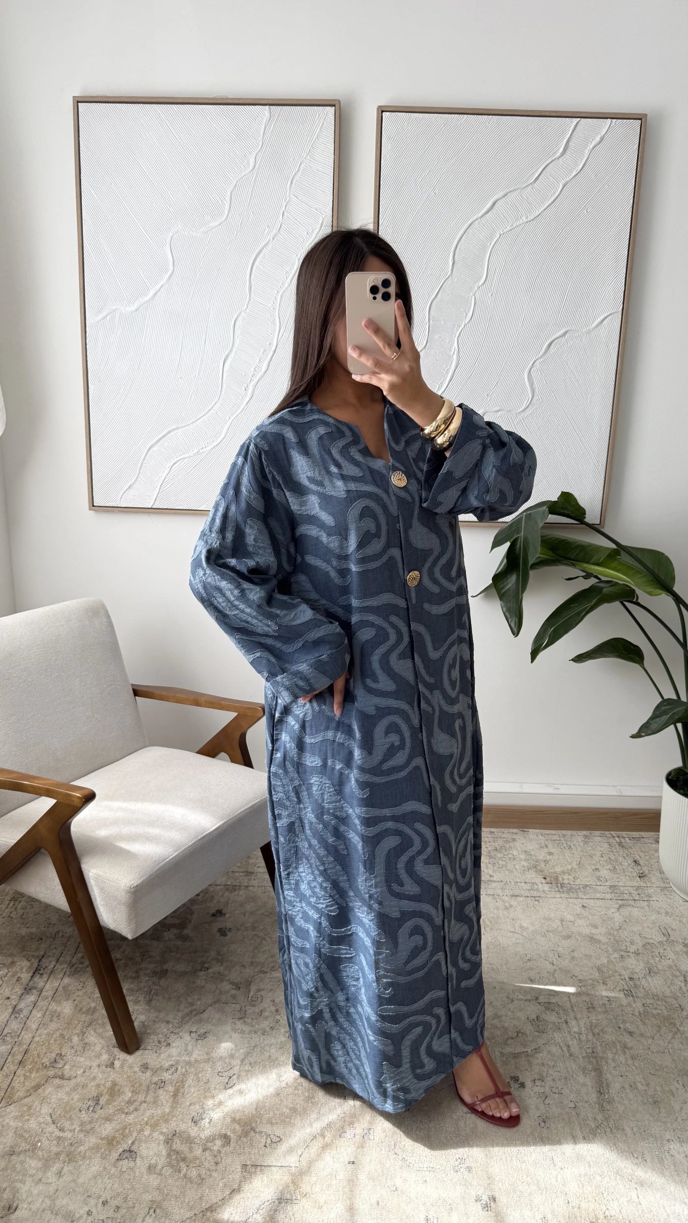 🌷NEU🌷Noor Goldknopfkleid aus 40%Viskose
