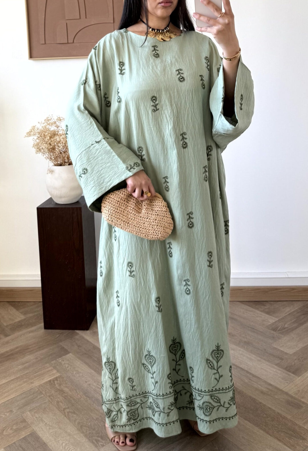 Elmira Kleid mit Stickerei