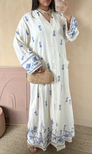 Almina orientalisches Stickkleid