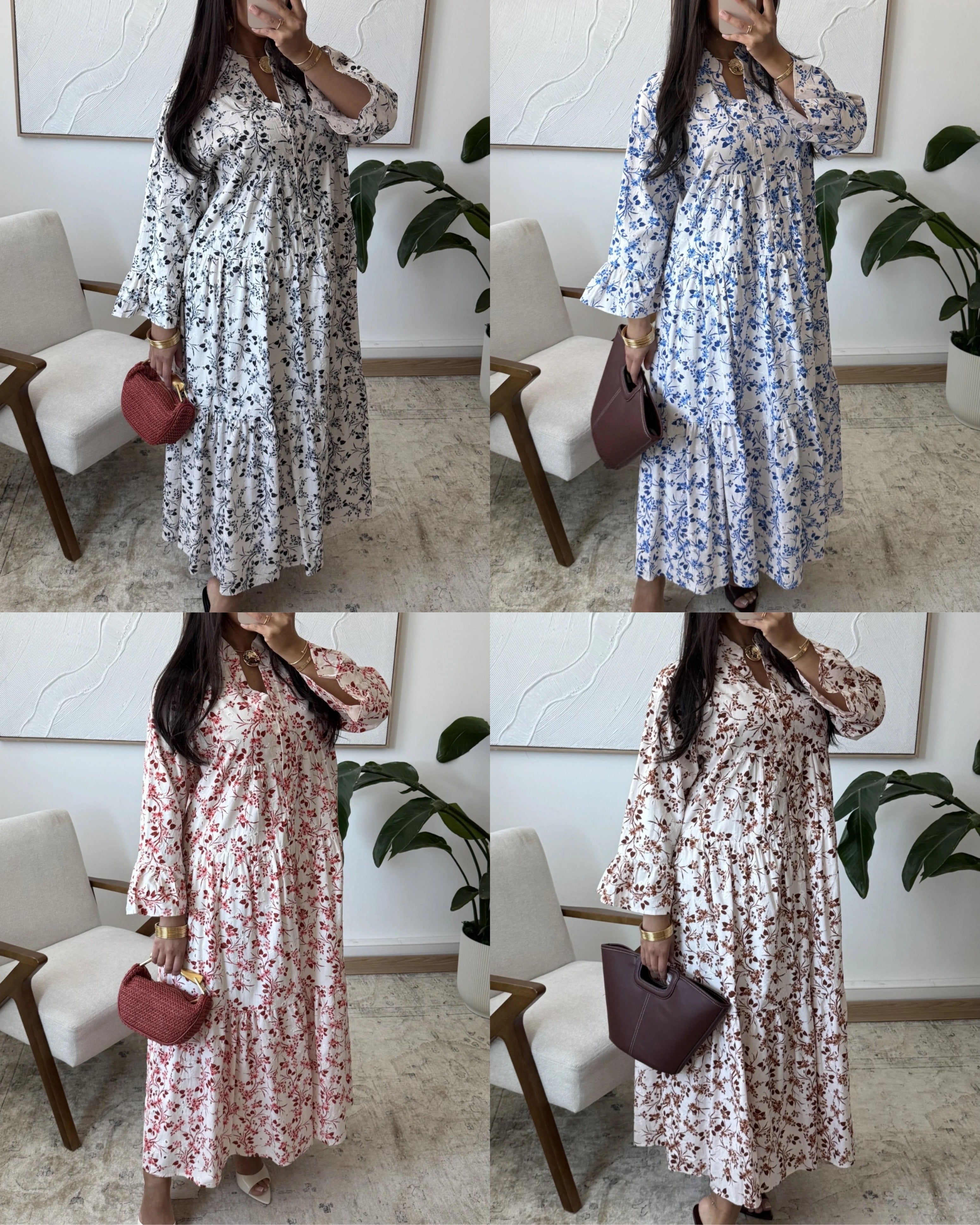 🌷NEU🌷JETZT BESTELLBAR/Aliya Kleid mit Blümchenstickerei aus Baumwolle