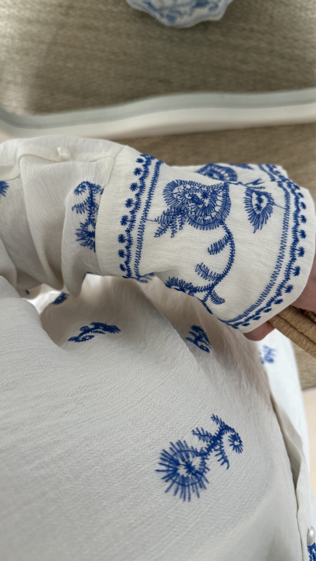 Almina orientalisches Stickkleid