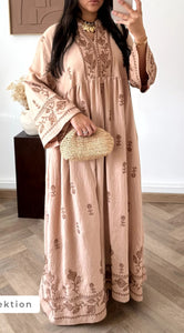 Orientalisches Stickkleid Anisa aus 88% Viskose
