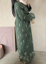 Charger l&#39;image dans la galerie, Almina orientalisches Stickkleid
