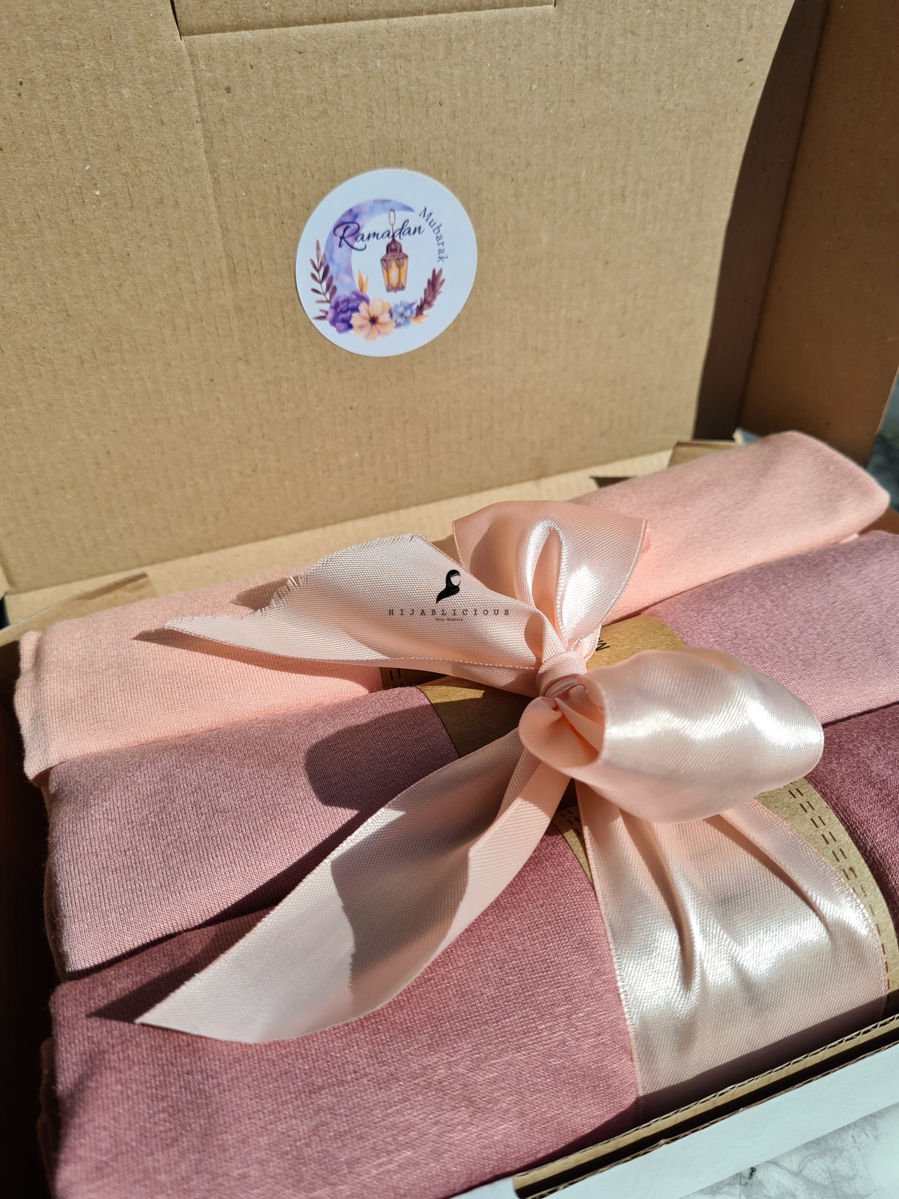 Jersey Écharpe Boîte Rose2